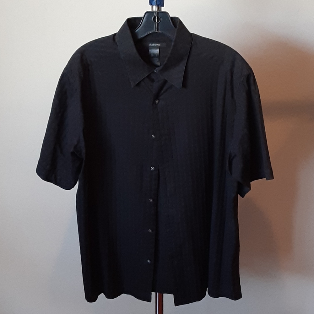 Claiborne Black Button Down Shirt